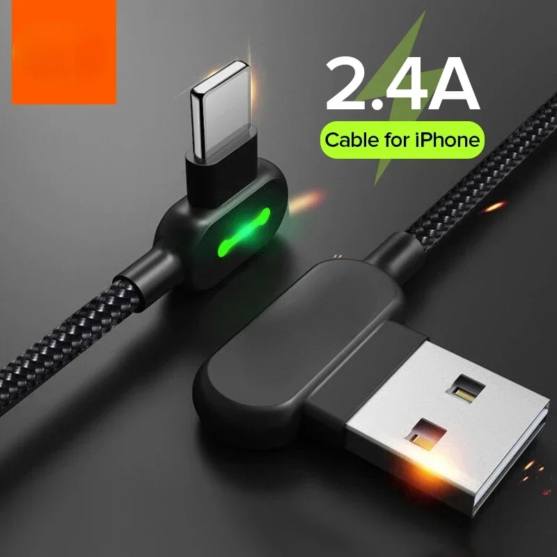 For IPhone 13 12 Mini 11 Pro Max Xs Xr X 8 7 6s 6 Plus 5s SE IPad AirUSB Cable Fast Charging Phone Charger Cable