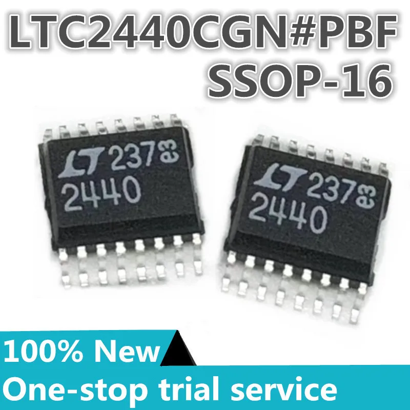 

1-10pcs %new original LTC2440IGN screen printing 2440I package SSOP-16 Analog-to-digital converter IC chip