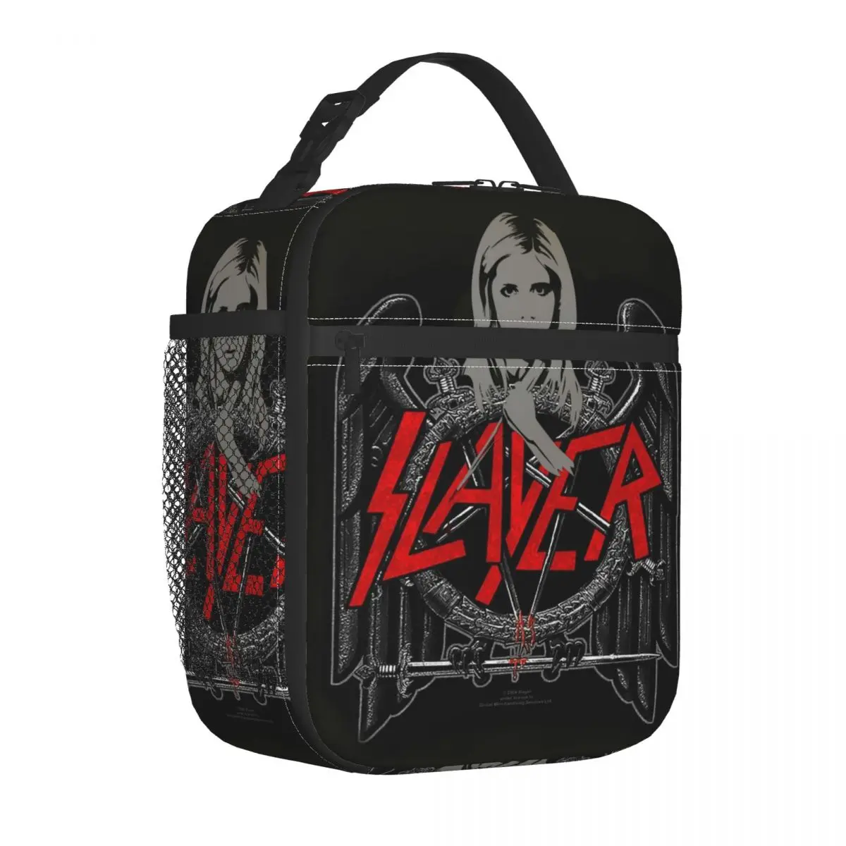 Heavy Metal Rock Band Slayers Insulated Lunch Tote Bag for Women Resuable Cooler Thermal Bento Box School