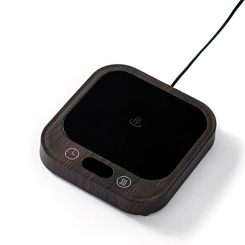 Adjustable Temperature Cup Warmer with Intelligent Timer and Safety Auto Shut Off for Keeping Coffee Tea and Wax Warm
