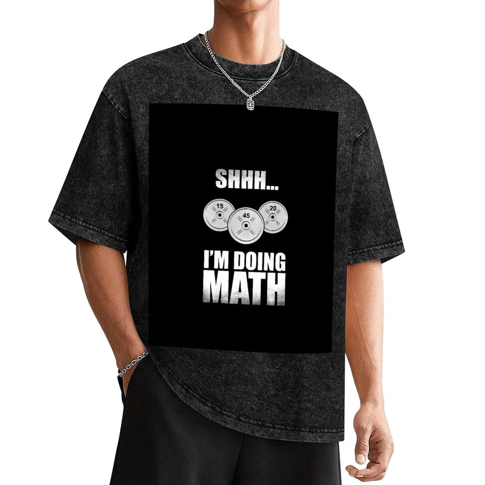 

Shhh I'm Doing Math - Funny Weightlifting T-Shirt custom t-shirts graphics funny gifts Men's clothing