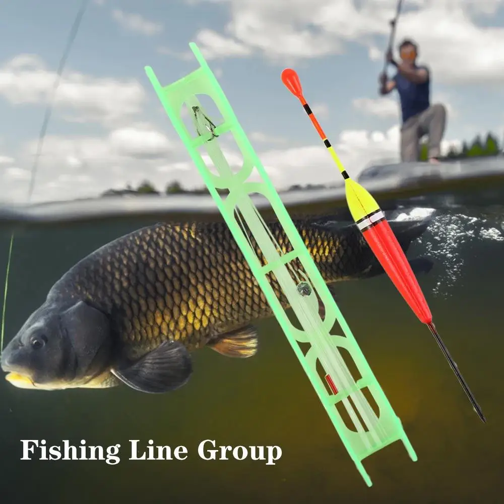 

Winding Board Fish Drift Set Quickly Drift Fishing Bobber Fishing Line Group Plastic Tied Hook Foam Fish Float Outdoor Fishing