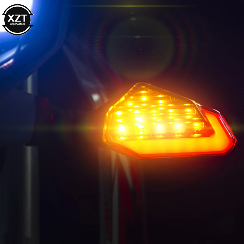 2PCS Motorcycle LED Turn Signal Light DRL Daytime Running Lights Indicator Blinker Lamp for Kawasaki BMW Hayabusa Yamaha Honda image 3