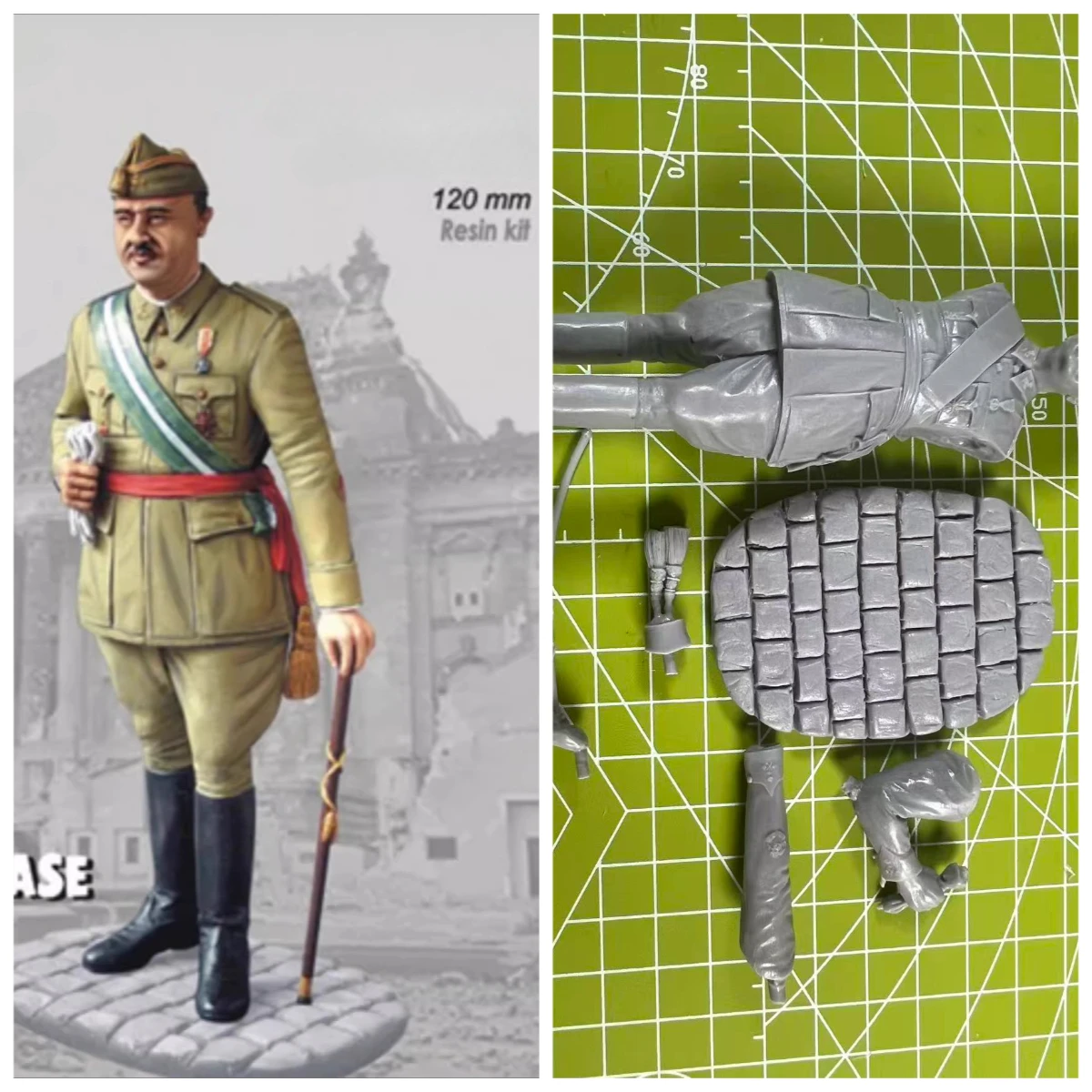 

1/16 Casting Resin Model Gray Kit Battlefield Commander Model Needs To Be Assembled Uncoated (120mm)