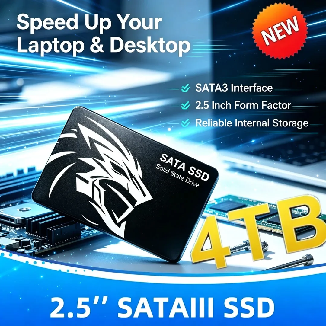 2026 SSD 500GB 1TB 2TB 4TB 1tb Hard Drive 2tb 120 G2.5 Solid State Drive Hard Disk for Laptop Desktop PS4