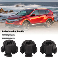 3PCS Car Radar Alignment Mounting Clip 36806-TLA-A01 Replacement for Honda Civic Accord CR-V Insight Black