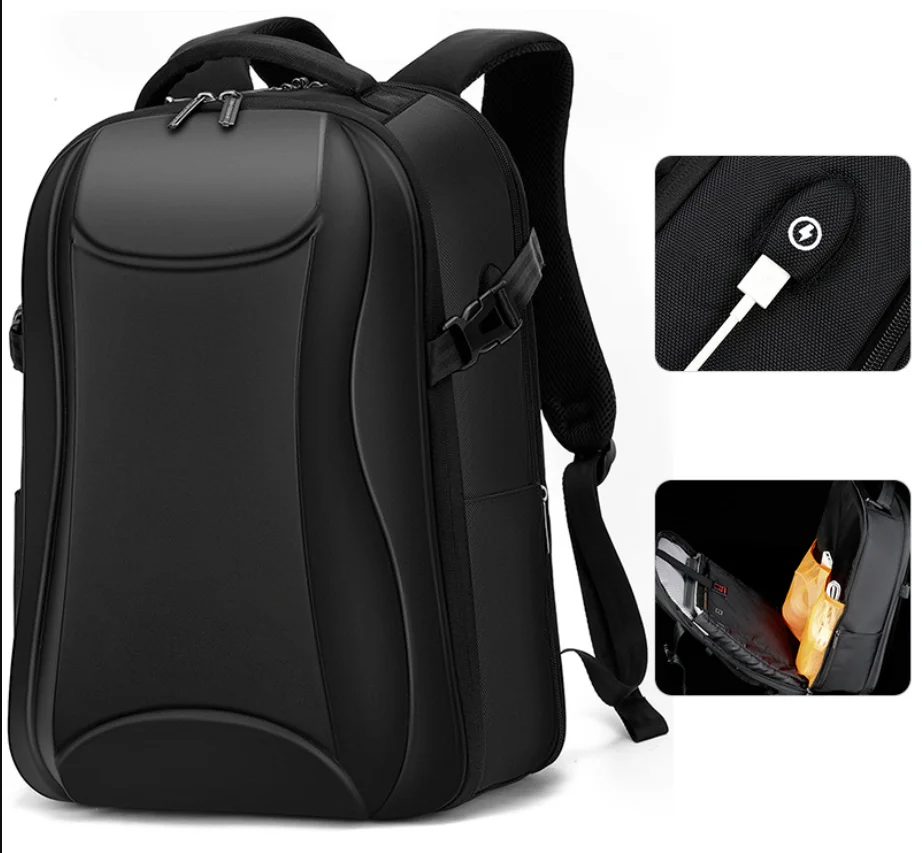 

Business computer backpack popular 3D large capacity backpack men's USB charging trendy and cool multi-functional travel compute