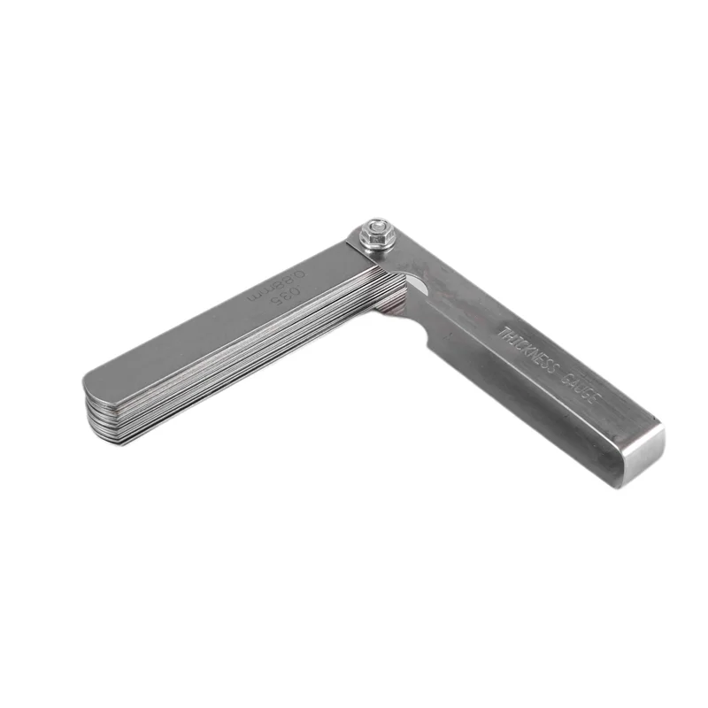 A44U 128 مجموعة قياس المسافة صمام قياس المحسس التدريس مقياس 0.04-0.88 مللي متر أبعاد الفجوة