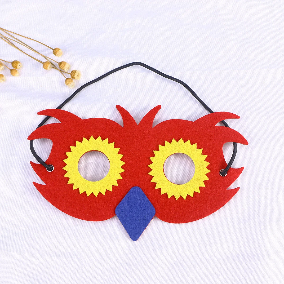 Owl Mask Animal Half Face Mask for Cosplay Birthday Party Durable Comfortable Cartoon Design Stylish Owl Masks for Kids