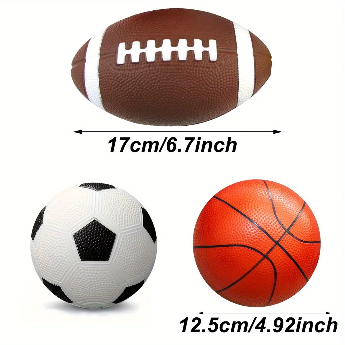 Mini Inflatable Rugby Basketball Football Small Patting Ball Outdoor Sports Throwing Games Summer Swimming Pool Beach ZSY