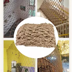 Hemp Mesh Multipurpose Kids Toy Climbing Net Jute Trellis High-strength Long Horn Yard Accessories Plant Support Tool