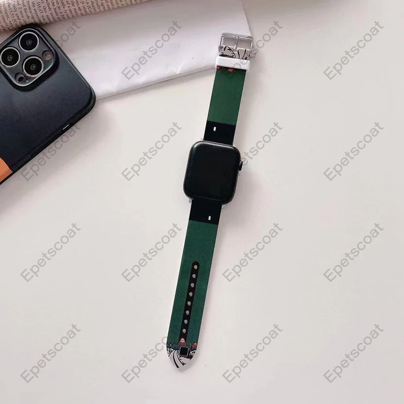 Bracelet en TPU personnalisé pour Apple Watch, bandes de couleur bloquée, 10, 46, 42mm, 9, 8, 7, 6, 5, 4, 3 Ultra, 1, 2, SE, 38, 40, 41, 44, 45, 49, 020