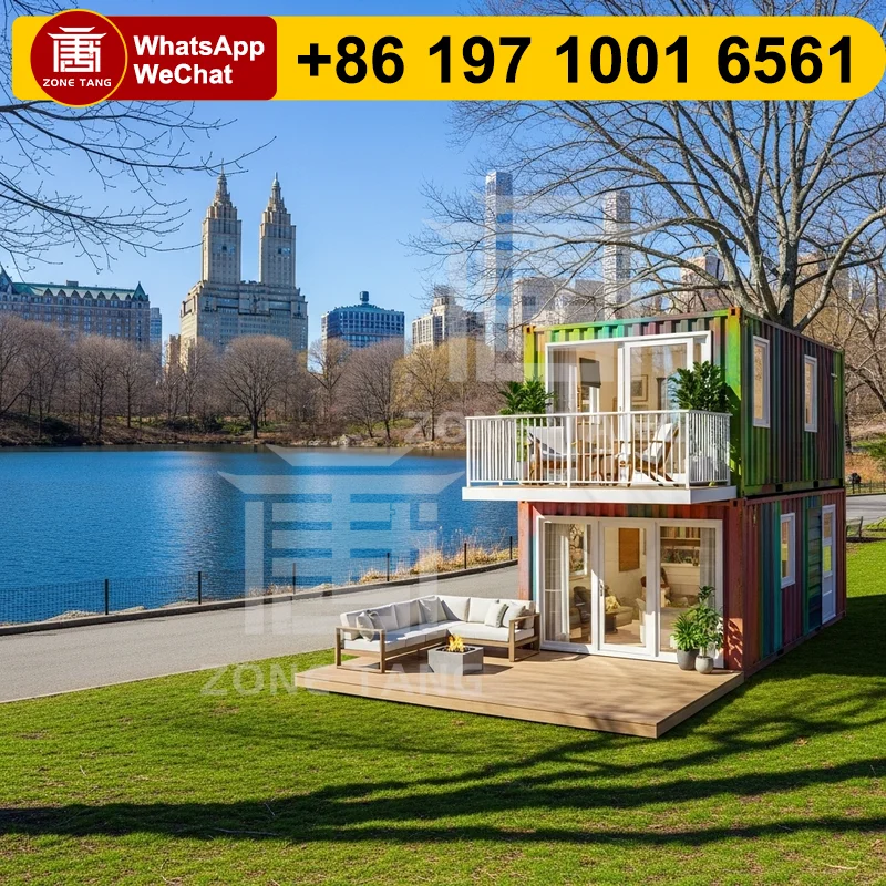 

Flat Pack House Prefab Shipping Container Homes Prefab Tiny Homes Customize Color Developer Container House Detachable Portable