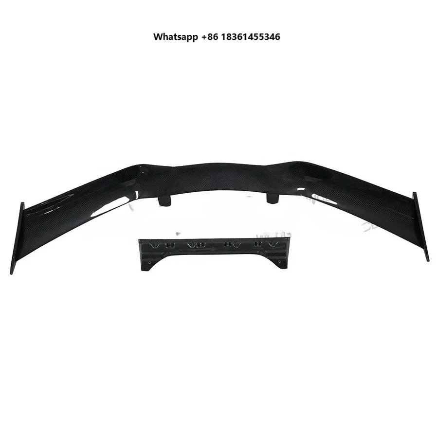 

For Corvette C8 Z51 2020-2022 Z06 ZR1Style Carbon Fiber Rear Spoiler High Wing Rear Trunk Lip Wing Spoiler Car Bodykit