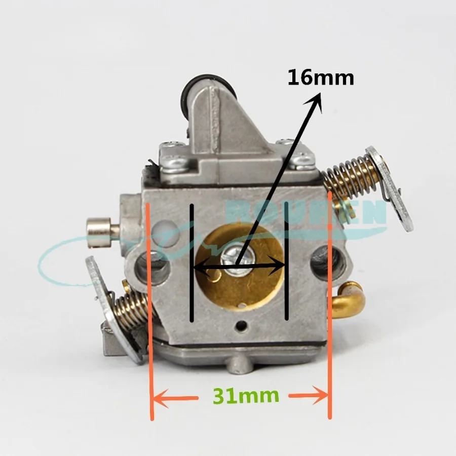 Gas Carburetor For STIHL MS 180 170 ZAMA C1Q-S57B Rep#1130 120 0603 With A Bulge on Top C1Q S57B Mower Hedge Machine Carbu Parts