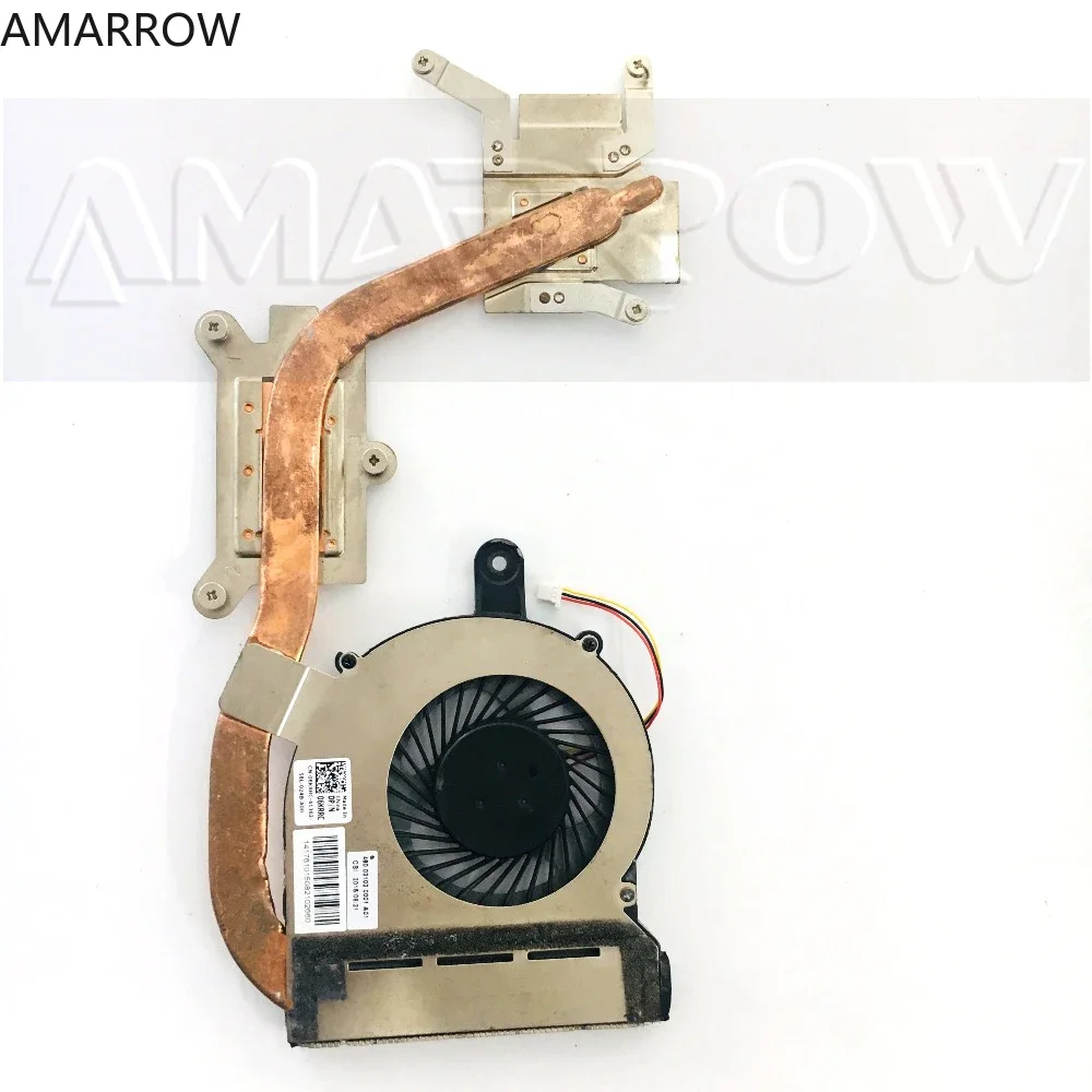 Original laptop heatsink cooling fan cpu cooler For DELL lnspiron 3568 3458 3558 06KRRC