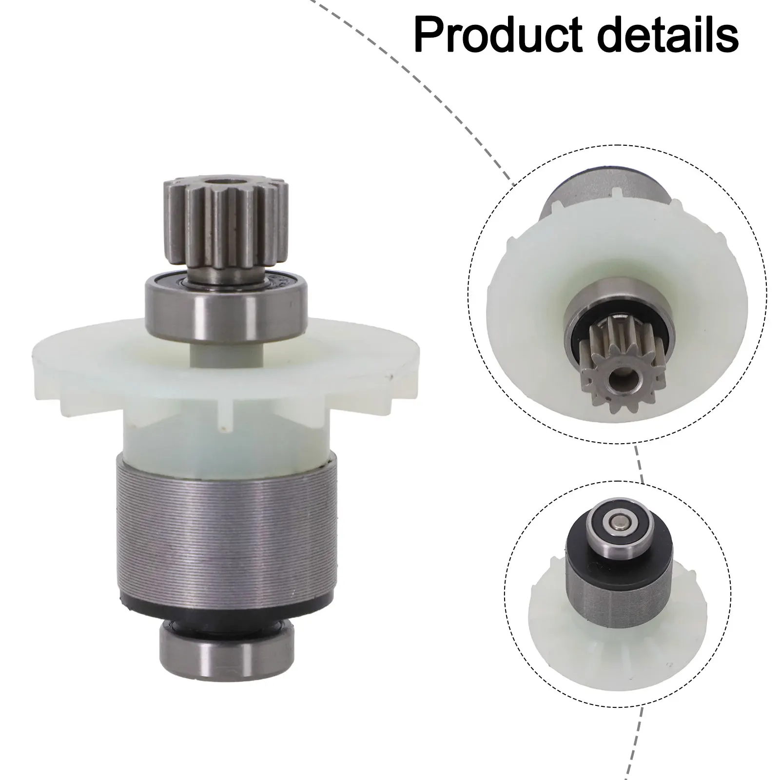 21V Brushless Electric Lawn Rotor 12 Teeth Metal Motor Part For Hedge Trimmer And Garden Power Tool Accessories
