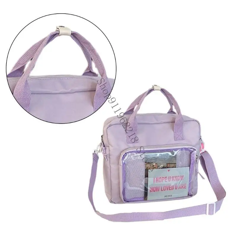 

Сумка через плечо Кошелек через плечо Прозрачная сумка для булавок на молнии 066F