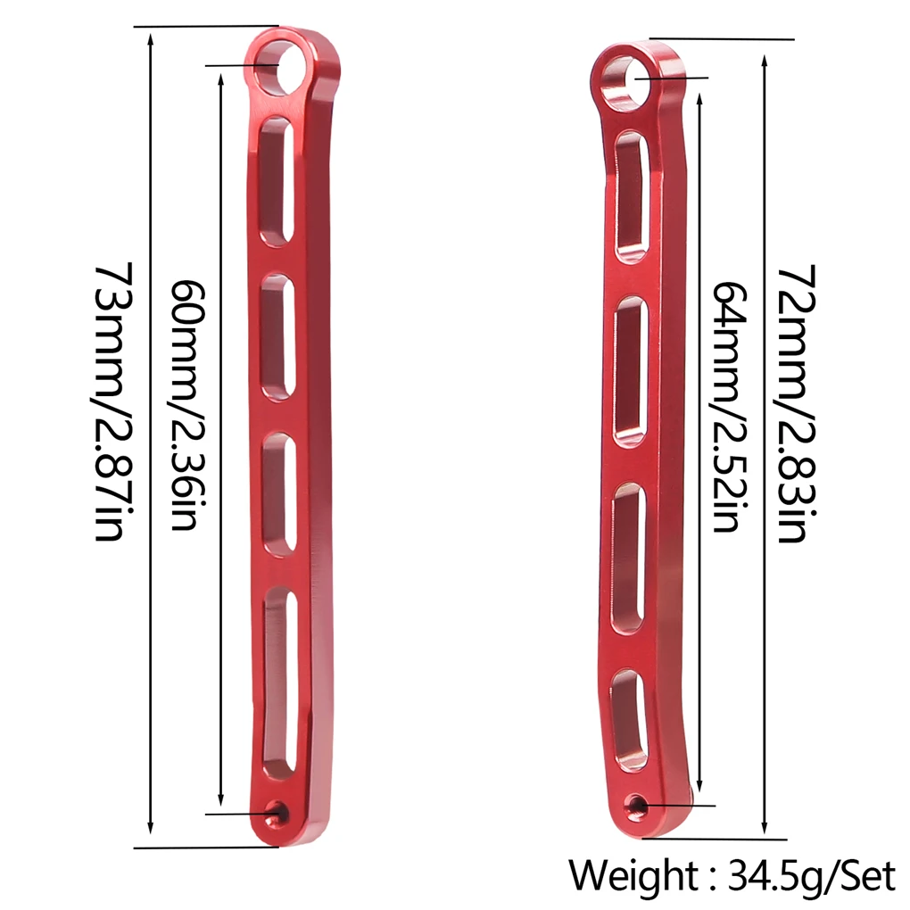 Aluminium legierung Lenkstange Stangen satz Chassis Befestigungs stange Aufhängung Gestänge für 1/12 mn mn78 mn82 rc Auto Upgrade Teil