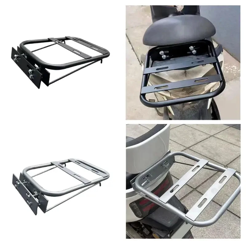 

Rear Luggage Rack for Motorcycle Support Shelf Extension Stand Easy Installation Iron Tail Storage Rack Electric Bike Cargo Rack