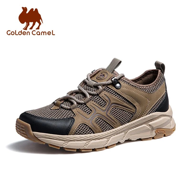 

GOLDEN CAMEL Outdoor Hiking Shoes 2023 Summer Sneakers Breathable Shock-absorb Thick-soled Casual Urban Walking Shoes for