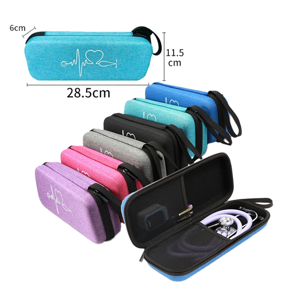 

New Stethoscope Case Shockproof Stethoscope Bag Travel Portable First Aid Kit Carrying Case Lightweight Stethoscope Storage Bag
