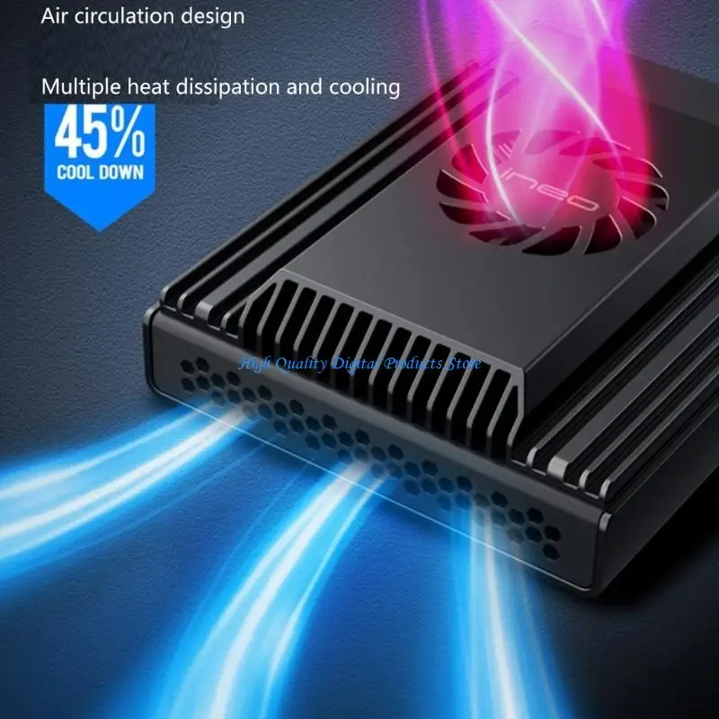 U2JE M.2 Solid Disk Drive Box Box SSD Поддержка NVME USB3.2 10 Гбит / с двойной отсек