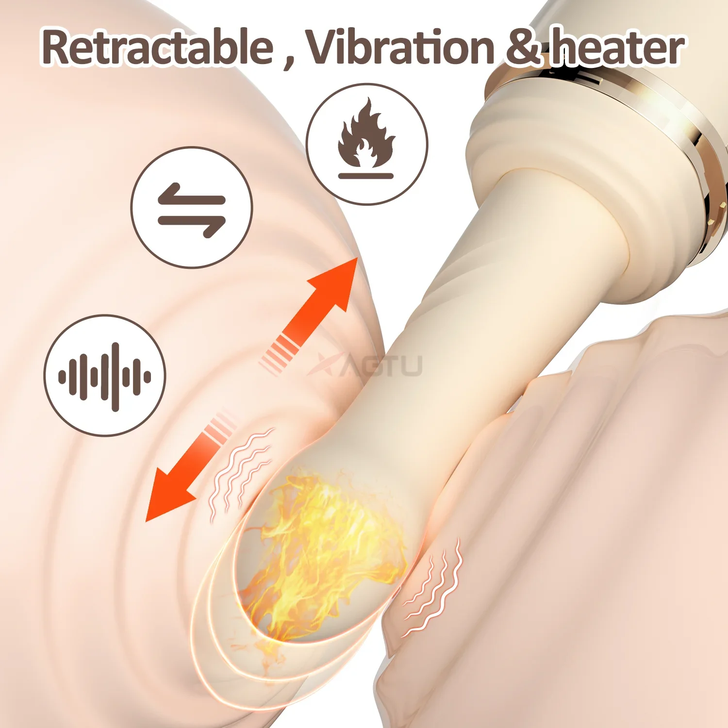 Automatic Sex Machine Thrusting Dildo Vagina Massager G Spot Stimulator Dildo for Woman Telescopic Sex Machine Adult Sex Toys view 3