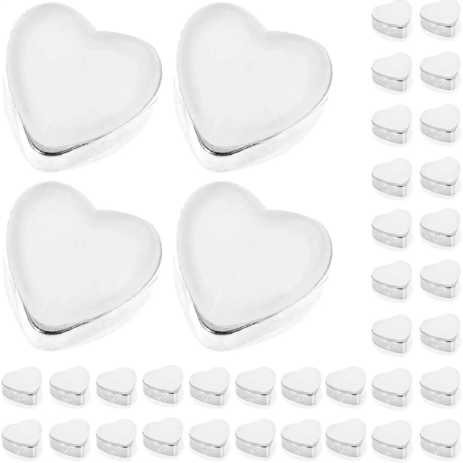 

100 Pcs Love Earplugs Backings Earring Stoppers for Studs Locks Safety Replacement Accessories Safe Silicone Material