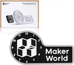 For Bambu Lab Clock Components Kit 011 functional Maker World Clock 3D Printable Clock Hardware Kit Creator Program Makerworld