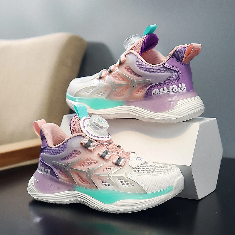 

2025 Hot Selling Mesh Refreshing Childrens Sports Shoes Anti Slip Original Running Shoes Ultra Light Fashionable Casual Shoes