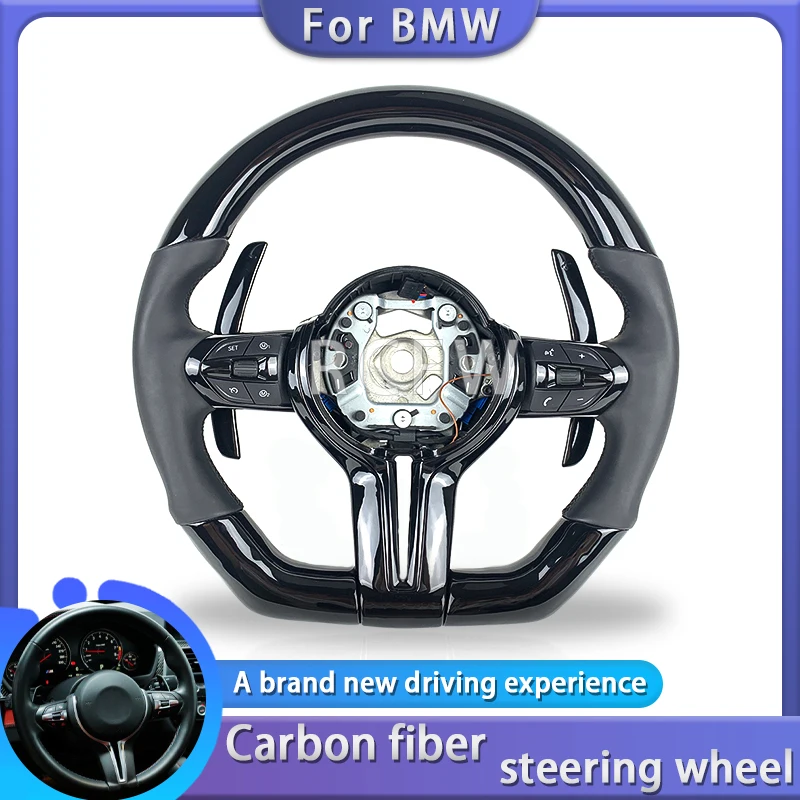 Automotive Sport Carbon Fiber Steering Wheel For BMW X1 X2 X3 X4 F06 F07 F10 F15 F15 F20 F21F22 F30 F31 F32 F16 M3 M4 M5