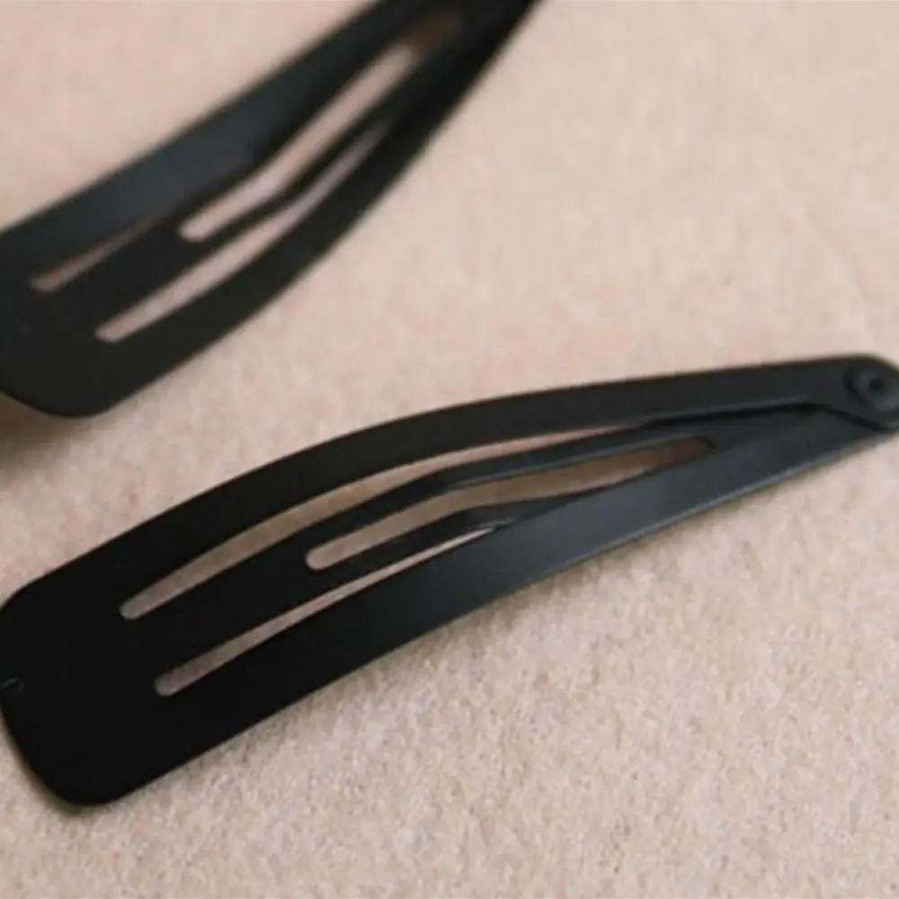 Black Color Simple Hairpin Hair Accessories Hairgrips Water Drop Clips Hairpins Hair Clip BB Clips Metal Clips Barrettes