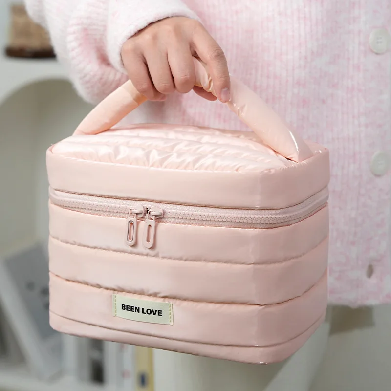 New Travel Cosmetics Storage Bag Essential Travel Cosmetics Bag Large Capacity Kawaii Cosmetic Bag Cute Pouch Makeup Bag Small