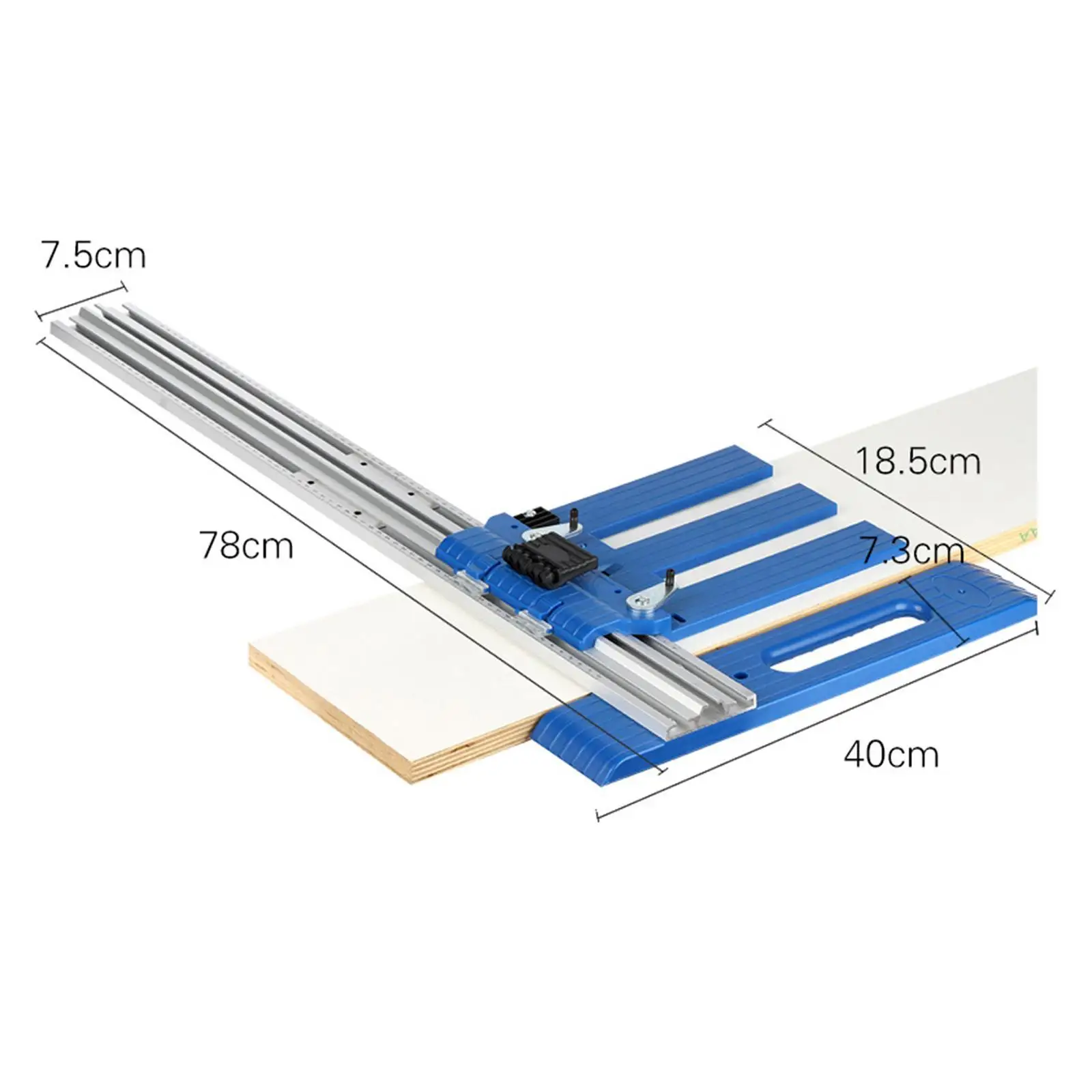 Electric Circular Saw Fixed Guide Rail Aluminum Alloy Fixed Cutting Bracket Cutting Tool