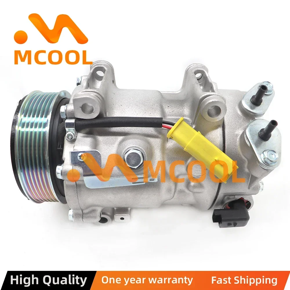 AUTO AC Compressor Air Conditioning For Peugeot 1.6 2012 307 308 807 607 406 Citroen C4 Berlingo 6453QN 6453QL 6453ZA 9825868180