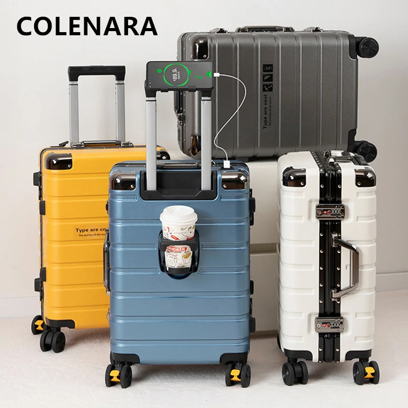 COLENARA Women's Luggage Anti-scratch Boarding Box 20