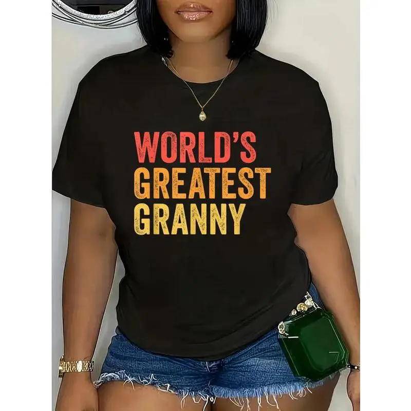 

World's Greatest Granny T-shirt, Men's Women's Mother's Day Gift for Grandma, Vintage Retro Nana Shirt, Cute Birthday Present