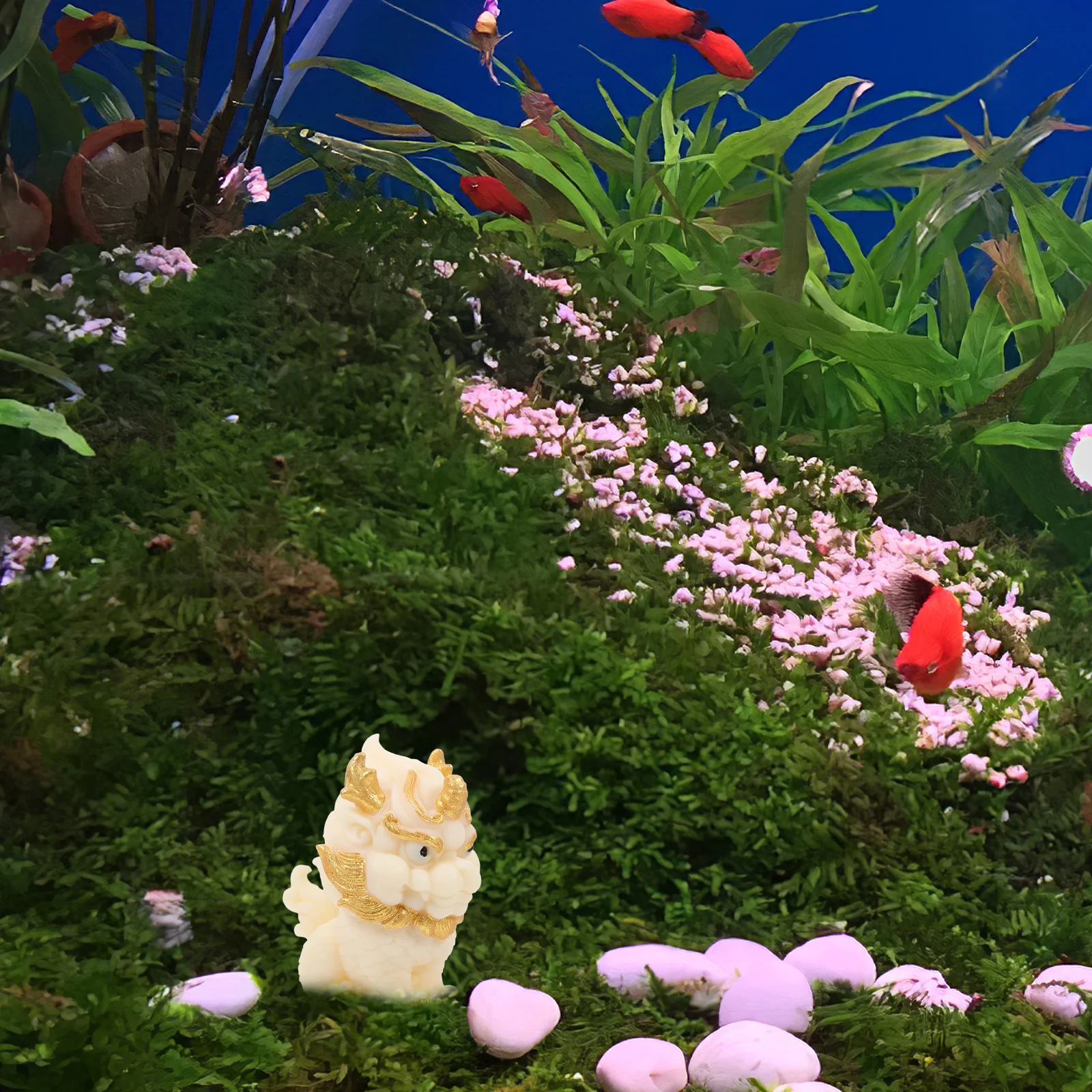 

Craft Kylin Decoration Miniature Chinese Animal Adornment Lifelike Details Office Desktop Ornament