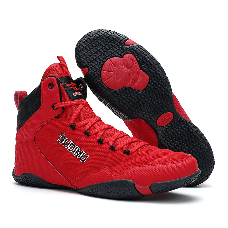 

New Pro wrestling and boxing shoes, men's mesh breathable training, flying wrestling boots, lightweight sneakers