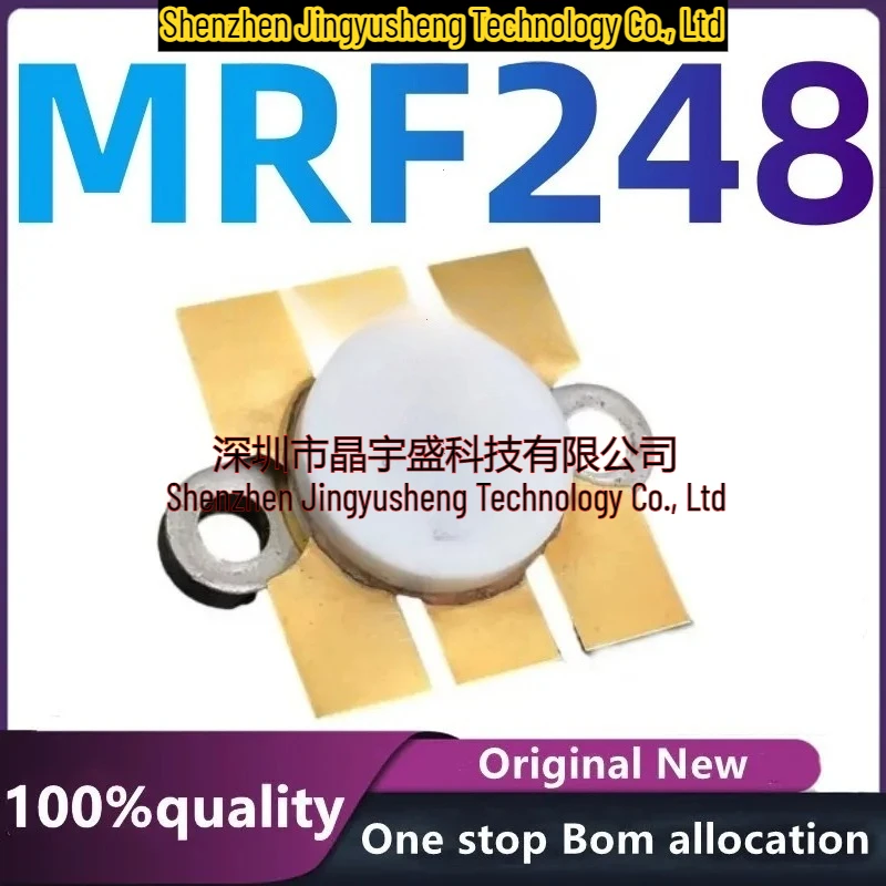 100% New Original MRF248 Mrf248 [ 80W 175MHz CASE 316-01 ] NPN SILICON RF POWER TRANSISTOR
