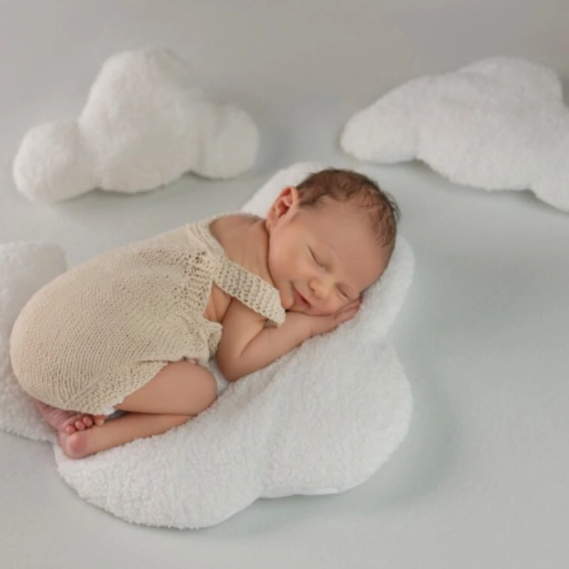 2023 Newborn Photography Props Accessories New Product Children's Photography Pillow Cloud 3pcs Nordic  Baby Stuff Pillow