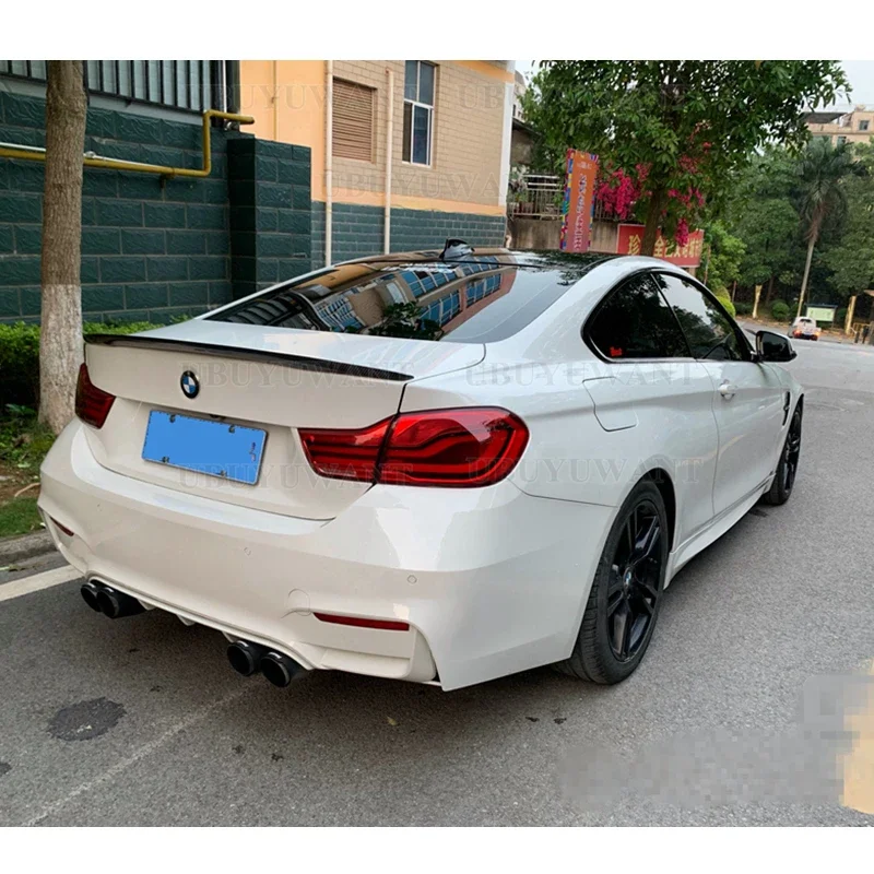 P Style ABS Rear Roof Spoiler Trunk Lip Wing For BMW F32 4 Series 2 Door Coupe 2014 2015 2016 - UP 420i 428i 430i
