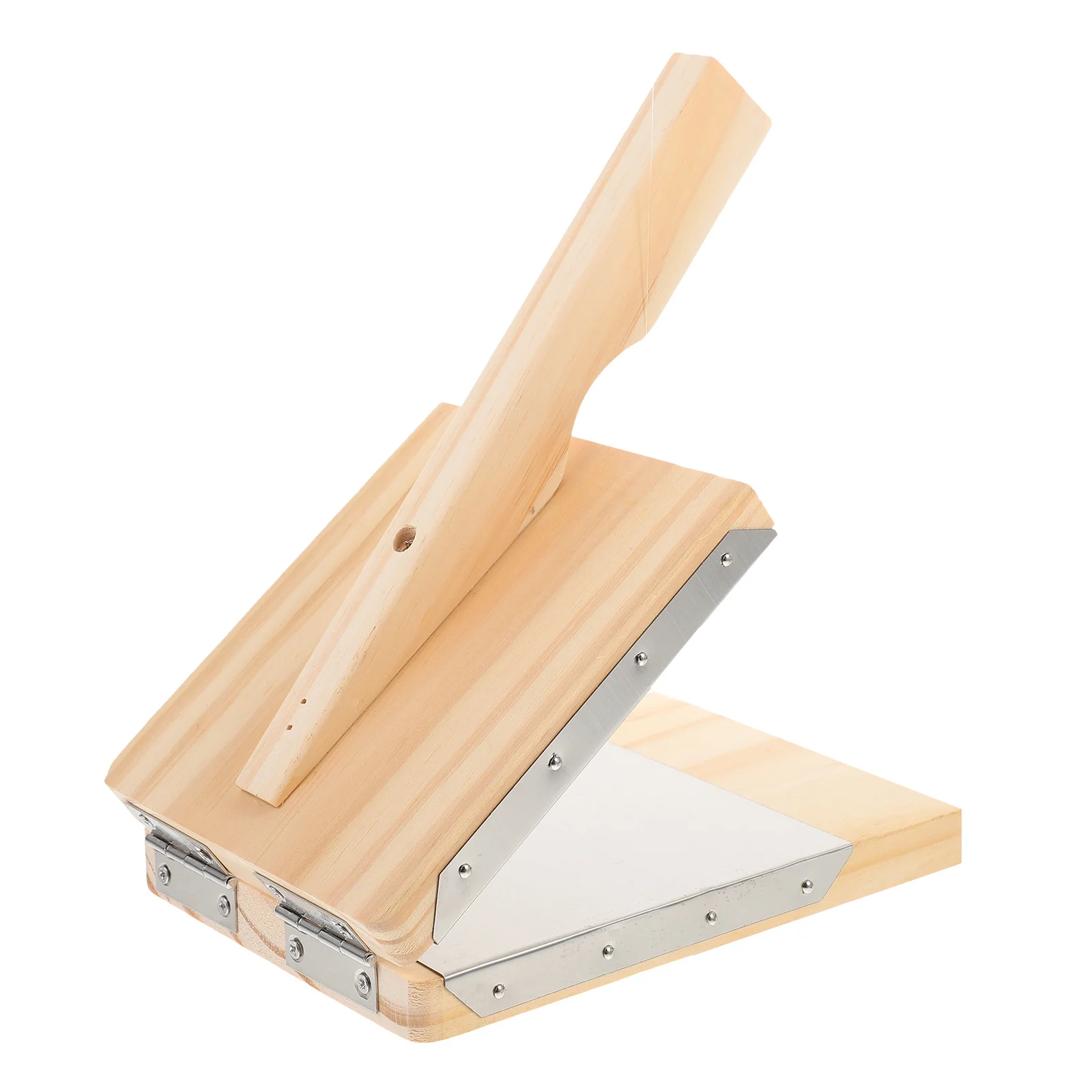

Dough Press for Dumpling Pizza Skin Maker Dumpling Skin Artifact Kitchen Supplies s Stainless Wood Efficient Practical Gift