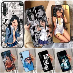 Anime Hayase Nagatoro Cell Phone Case for Xiaomi Redmi Note 12 11 10 9T 8 7 Pro 9 9A 9C 8 Black Soft Phone Cover Funda