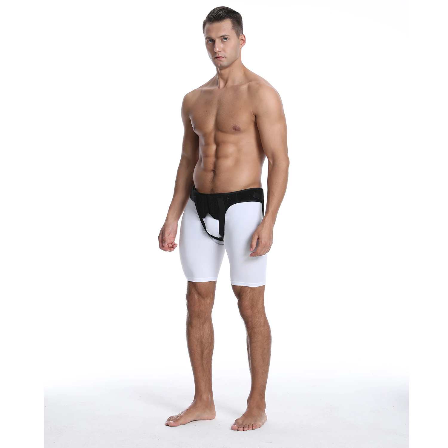 Dropshipping Hernia Belts For Men Hernia Inguinal Support Brace Pain Relief Recovery Strap with 2 Removable Compression Pads