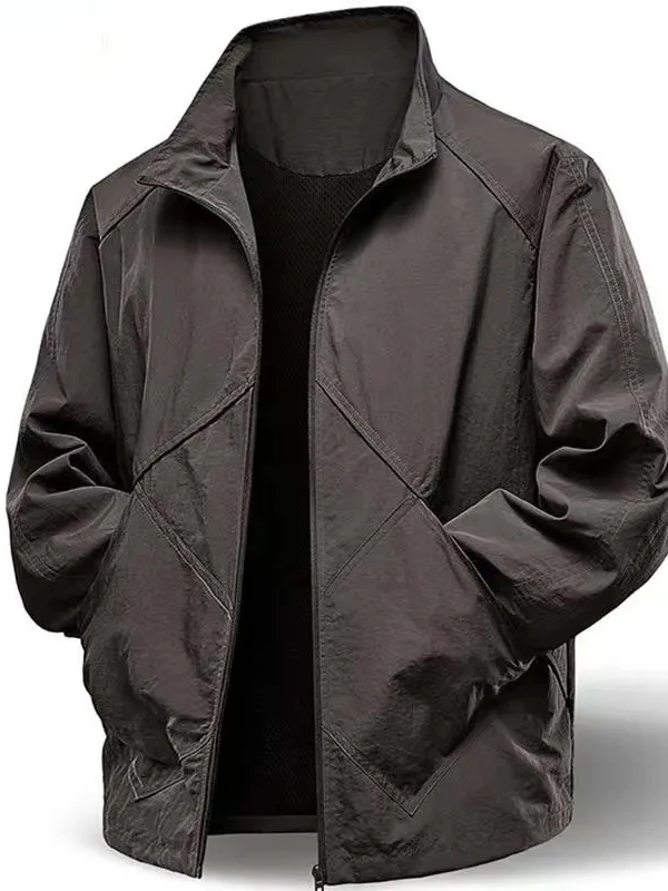 

American Sle Casual Spor Men's Jaet High Street Faion Outdoor Windproof New Arrival Spring Season Outerwear Coat