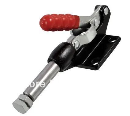 

304E Plunger Strok Quick Release Holding Push Pull Toggle Clamp 386Kg 851 Lbs Compact Clamper Holding Capacity Welding Jigging