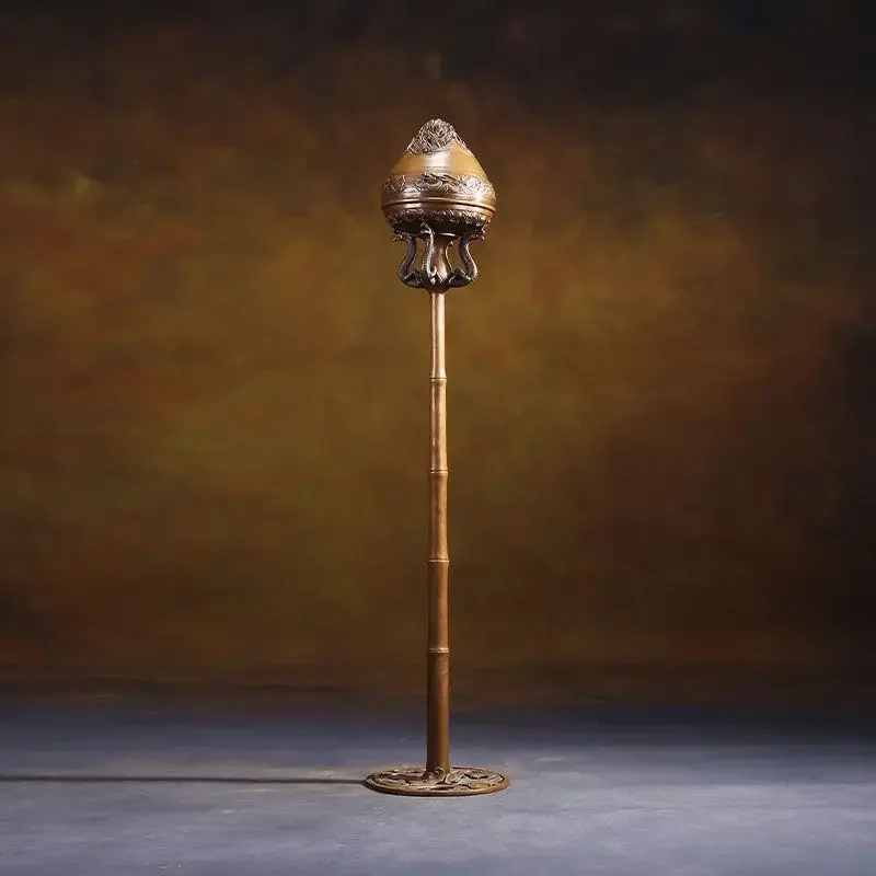 

Antique design large household incense burner ornament home plate incense burner