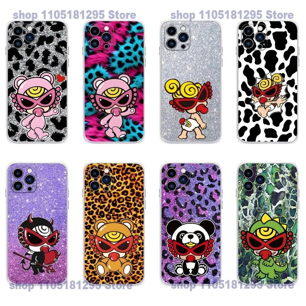 

H-Hysteric M-Mini Phone Case For iPhone 17,16,15,14,13,12,11 X,Plus,Pro,Max,XR,Plus,E,Mini Transparent Soft Cover